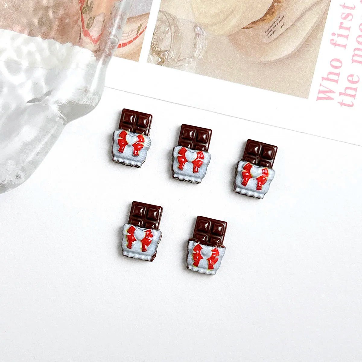 30 Charms pour Ongles Desserts 3D en Résine | Glace, Gâteau, Bonbon, Nœud - DIY Nail Art KAWAHIP - RukaCraft