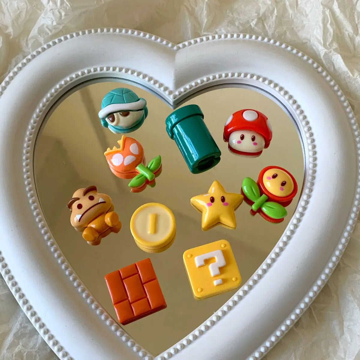 Accessoires Super Mario en Résine 3D | Figurines Décoration Auto, Tasse, Téléphone - DIY Fan - KAWAHIP - RukaCraft