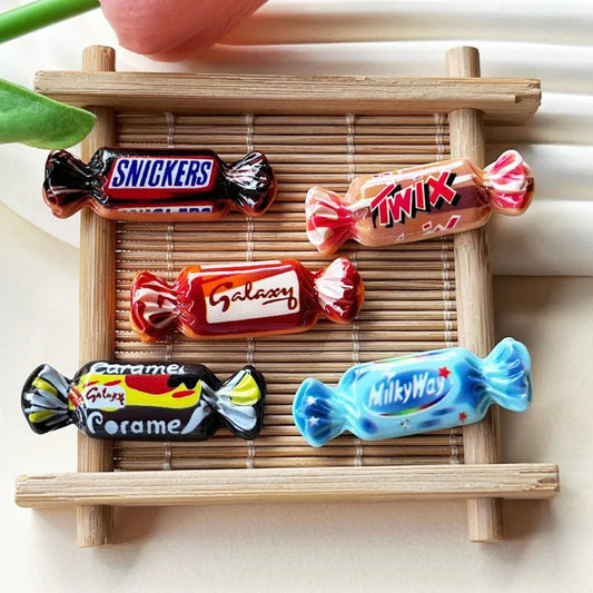 10 Charmes en Résine Simulation Bonbon Mignons | Accessoires DIY pour Bijoux, Colliers, Bracelets - KAWAHIP - RukaCraft