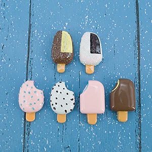 12/24 Pièces Macarons en Résine Kawaii | Cabochons Plats Miniatures pour DIY Bijoux, Décoration Téléphone - KAWAHIP - RukaCraft