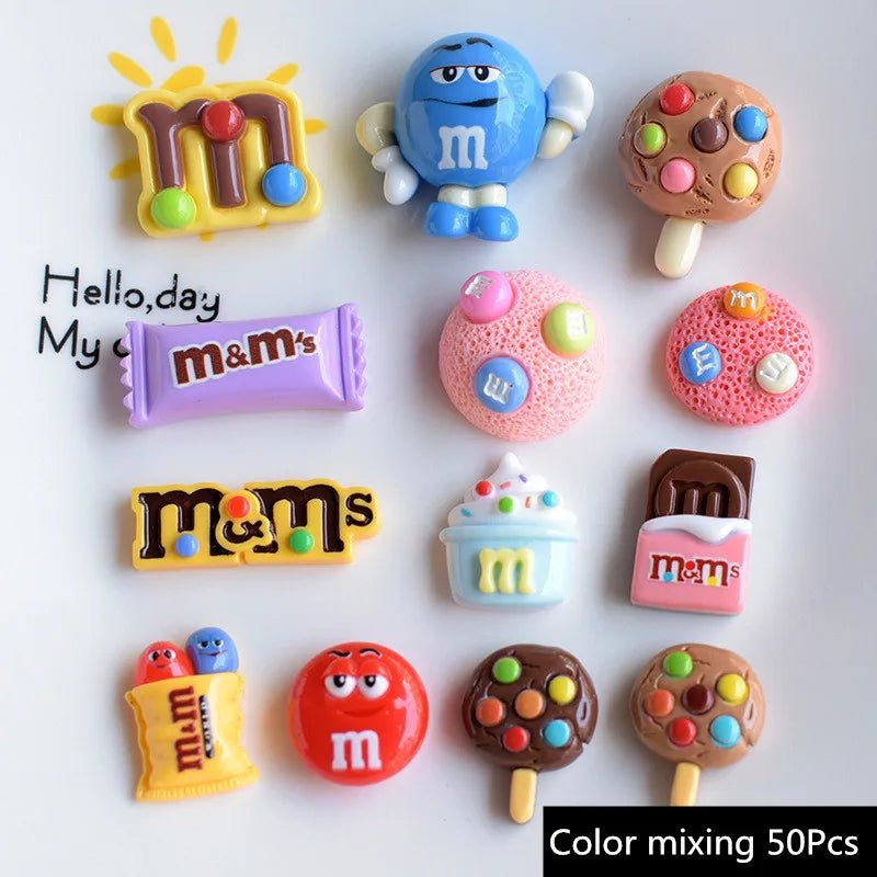 13/26 Figurines en Résine Kawaii | Bonbons, Cookies, Chocolat - Accessoires DIY, Scrapbooking, Décoration - KAWAHIP - RukaCraft