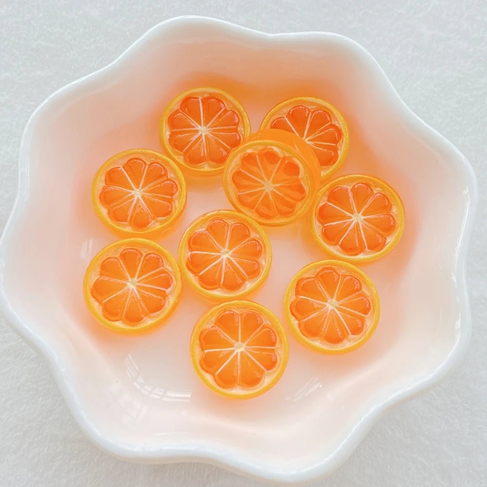 20pcs Accessoires en Résine Thème fruits | Fruits, Kiwi, Citron - DIY, Décoration, Cadeau Écologique KAWAHIP - RukaCraft