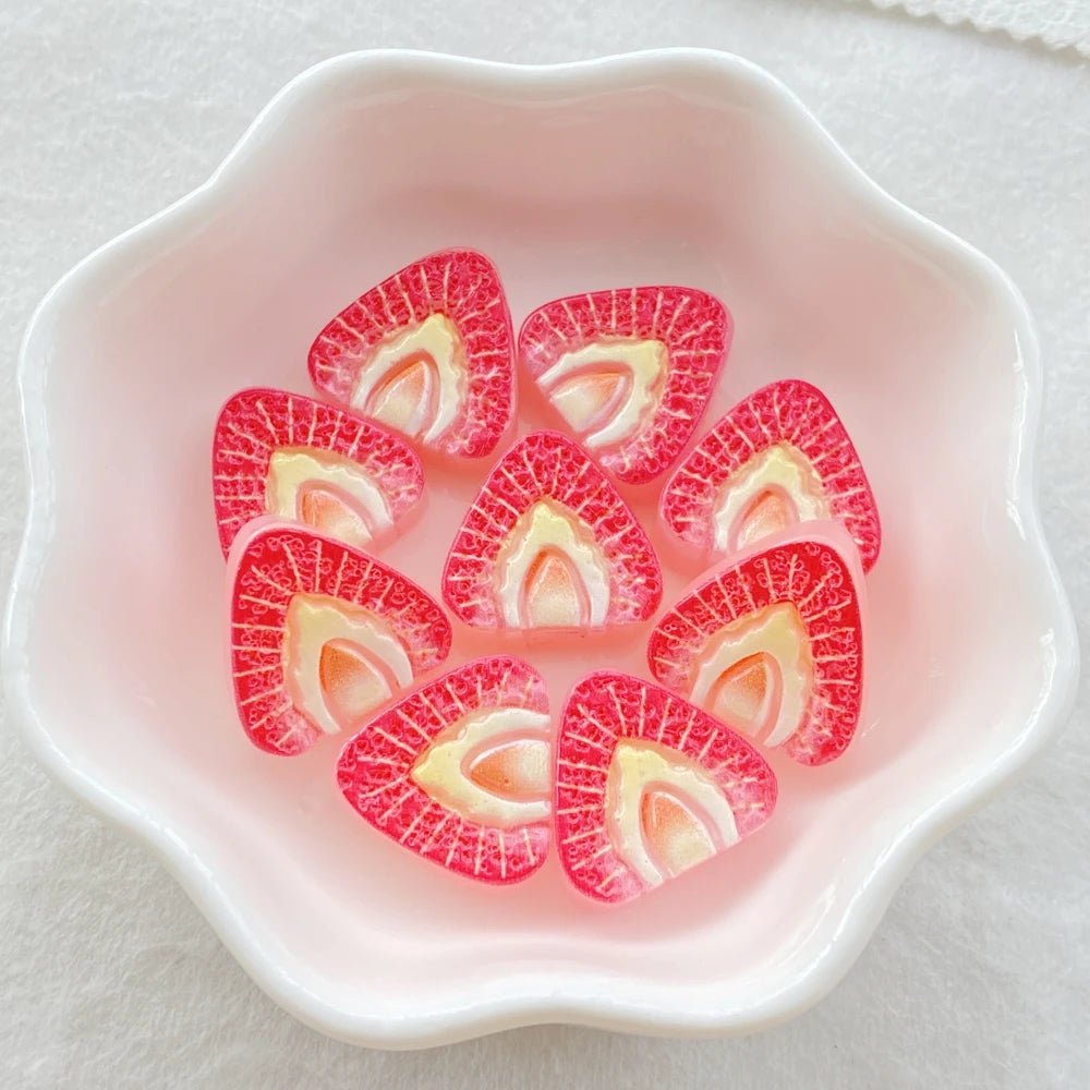 20pcs Accessoires en Résine Thème fruits | Fruits, Kiwi, Citron - DIY, Décoration, Cadeau Écologique KAWAHIP - RukaCraft