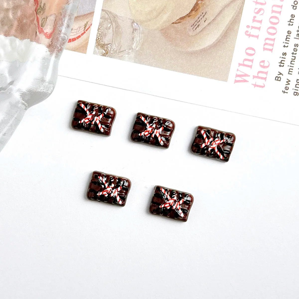 30 Charms pour Ongles Desserts 3D en Résine | Glace, Gâteau, Bonbon, Nœud - DIY Nail Art KAWAHIP - RukaCraft
