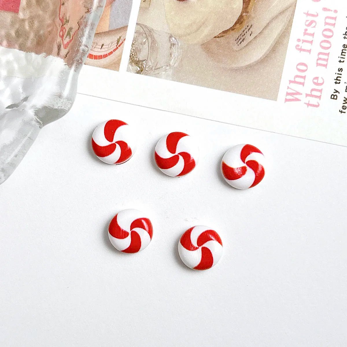 30 Charms pour Ongles Desserts 3D en Résine | Glace, Gâteau, Bonbon, Nœud - DIY Nail Art KAWAHIP - RukaCraft