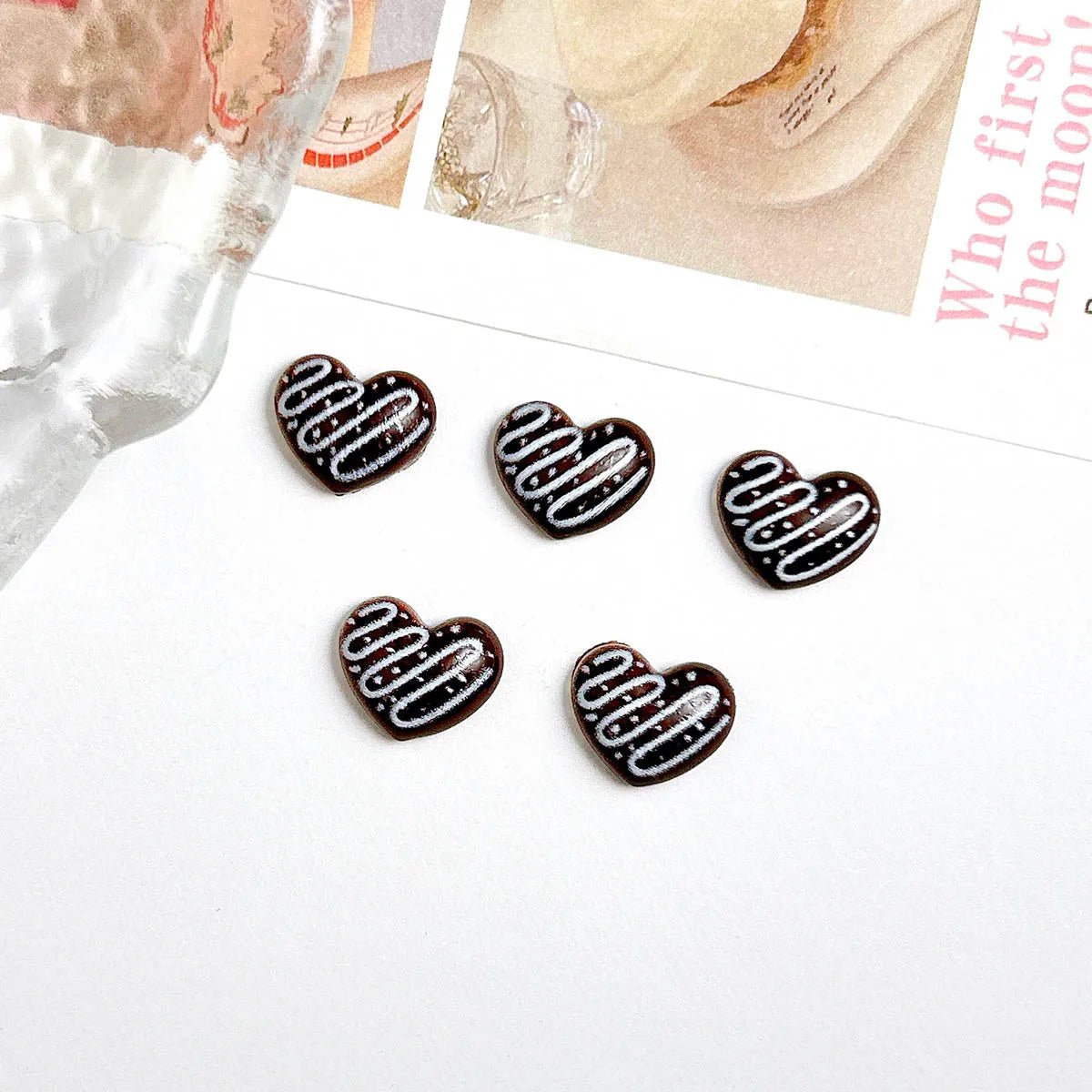 30 Charms pour Ongles Desserts 3D en Résine | Glace, Gâteau, Bonbon, Nœud - DIY Nail Art KAWAHIP - RukaCraft