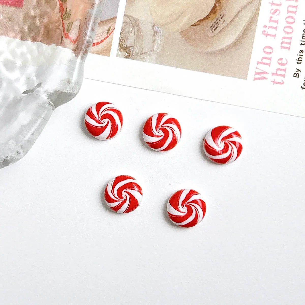 30 Charms pour Ongles Desserts 3D en Résine | Glace, Gâteau, Bonbon, Nœud - DIY Nail Art KAWAHIP - RukaCraft