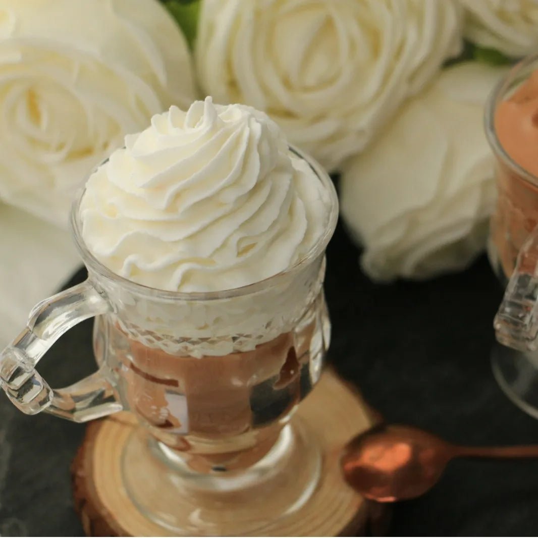 Bougie Aromathérapie en Forme de Tasse de Café | Parfum Café Crémeux - Cadeau Créatif & Décoration Maison - RukaCraft