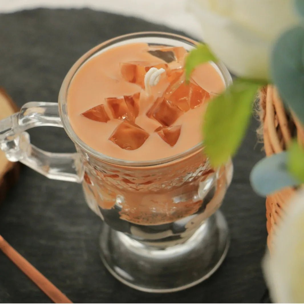 Bougie Aromathérapie en Forme de Tasse de Café | Parfum Café Crémeux - Cadeau Créatif & Décoration Maison - RukaCraft
