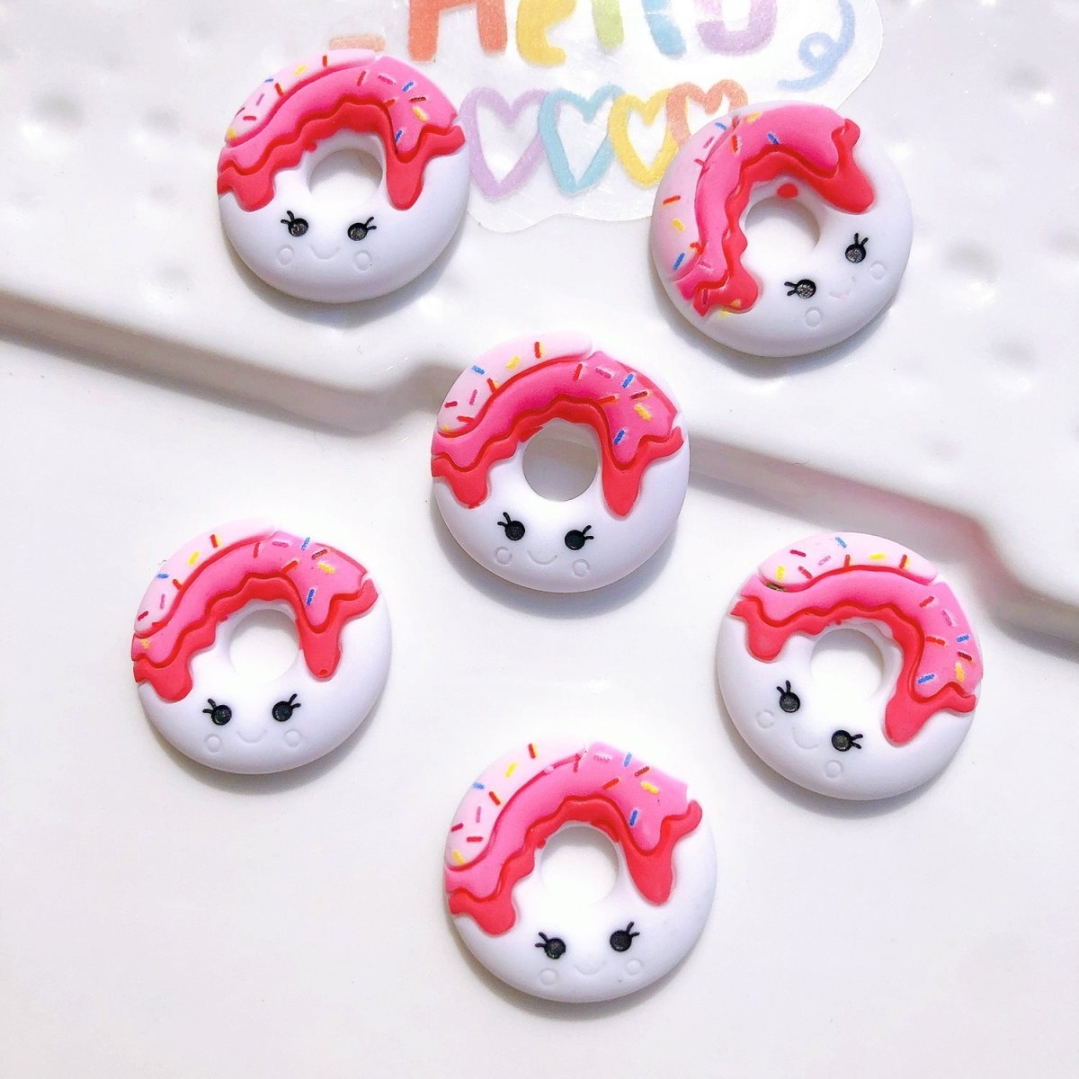 Charms diy - Fashionable And Simple Cream Gel Phone Case Decorative Accessory - RukaCraft