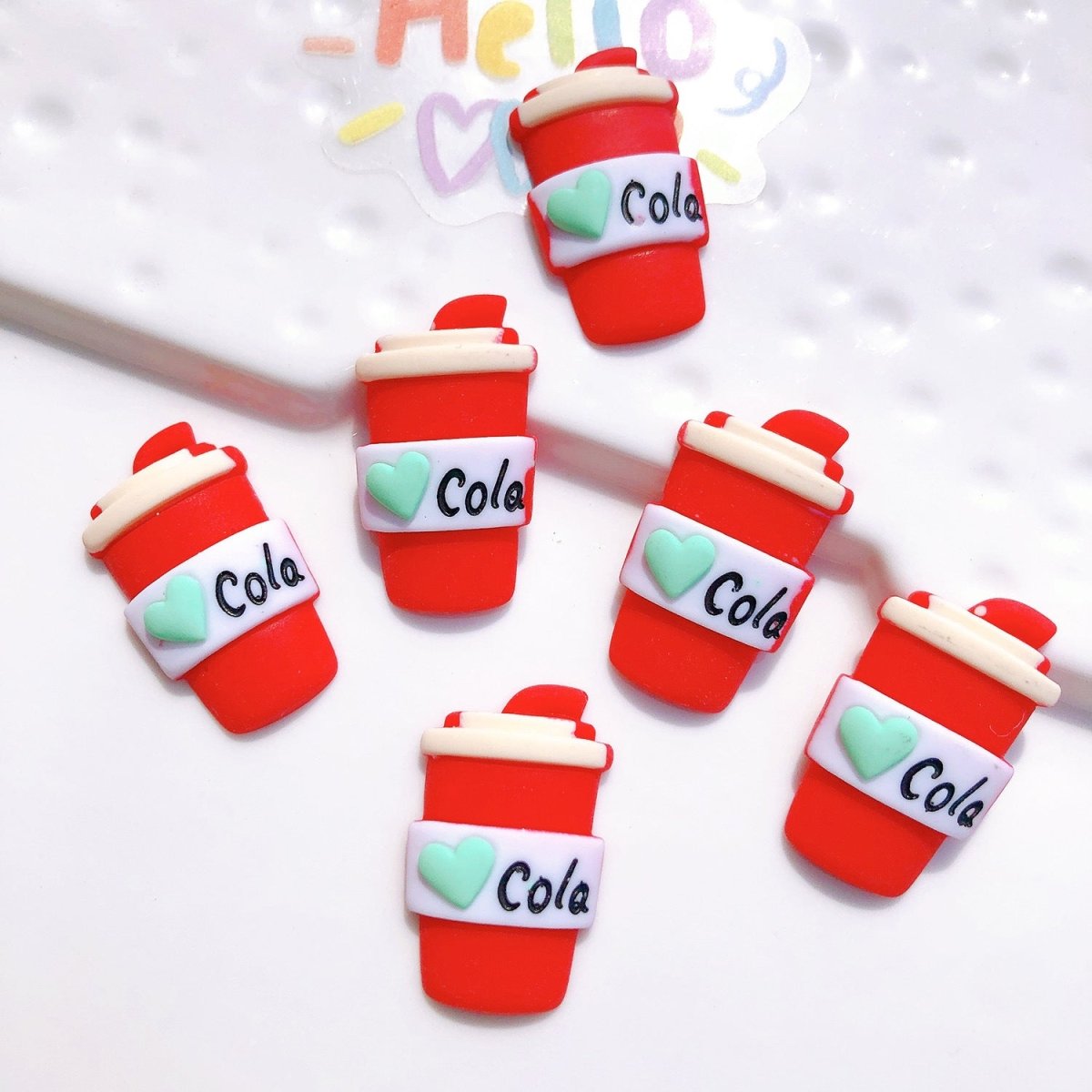 Charms diy - Fashionable And Simple Cream Gel Phone Case Decorative Accessory - RukaCraft