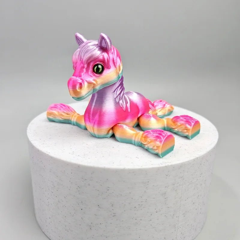 Cheval Articulé Miniature | Jouet Anti - Stress & Décoration Bureau - Impression 3D PLA - RukaCraft