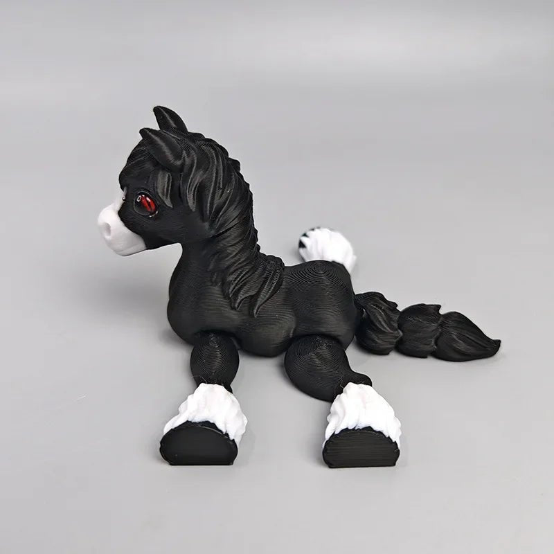 Cheval Articulé Miniature | Jouet Anti - Stress & Décoration Bureau - Impression 3D PLA - RukaCraft