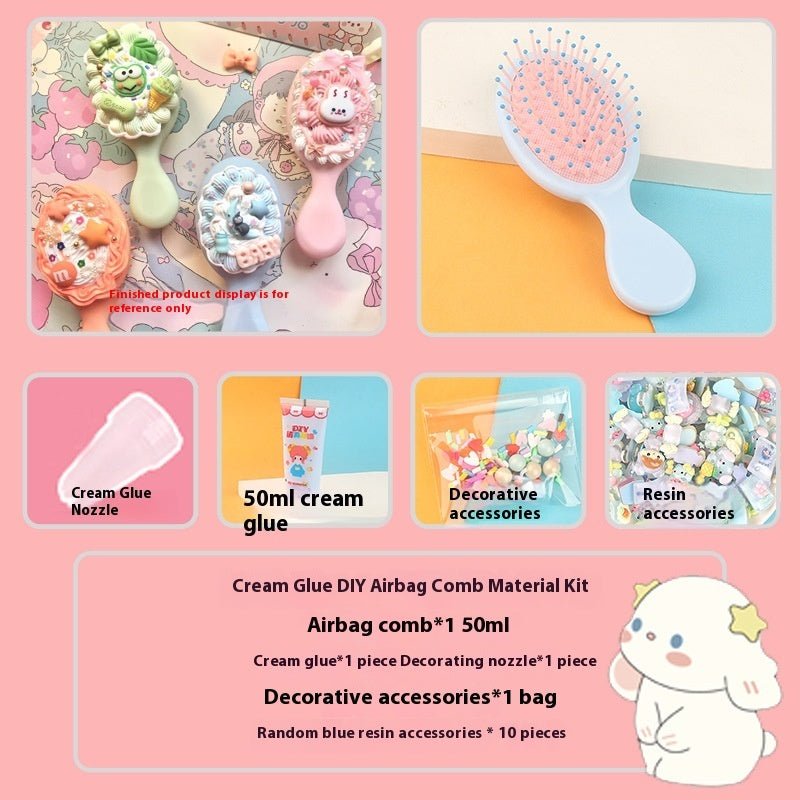 Cream Glue Comb Diy Material Package - RukaCraft