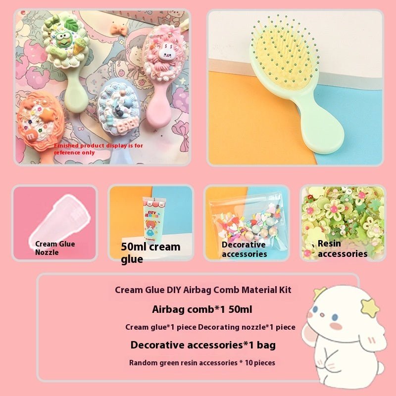Cream Glue Comb Diy Material Package - RukaCraft