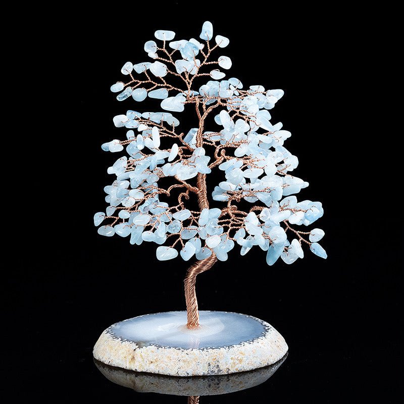 Crystal Lucky Tree Fortune Tree Agate Handmade Crafts - RukaCraft