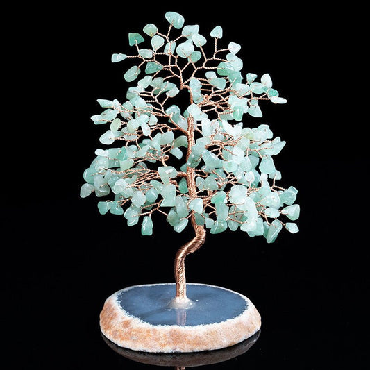 Crystal Lucky Tree Fortune Tree Agate Handmade Crafts - RukaCraft
