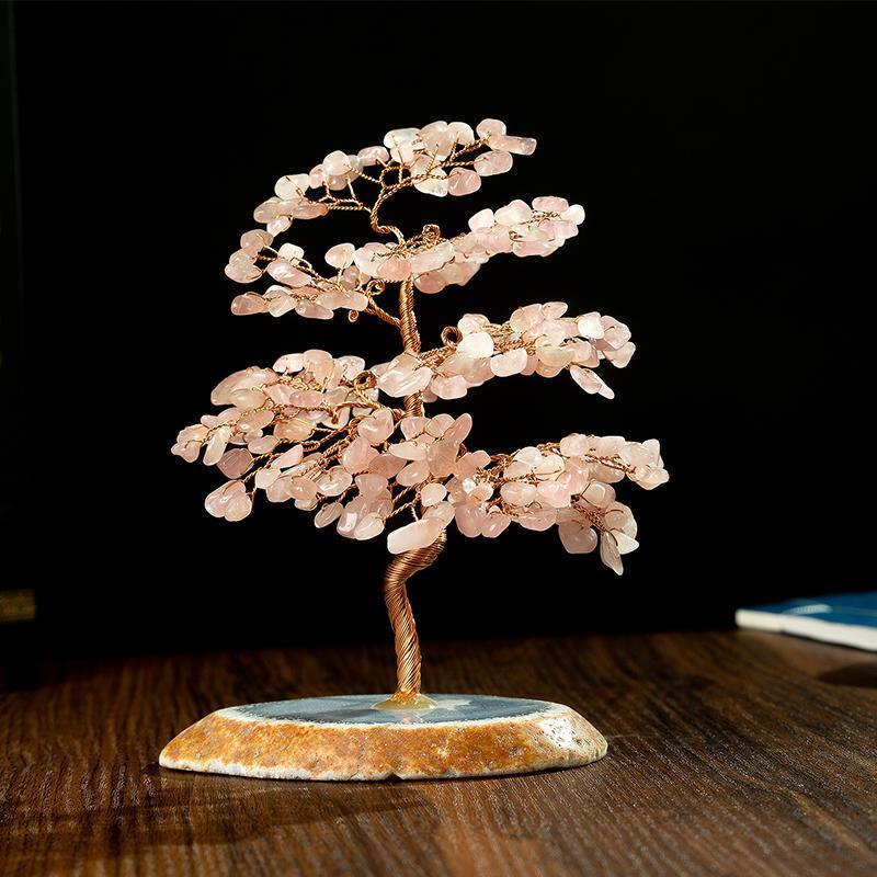 Crystal Lucky Tree Fortune Tree Agate Handmade Crafts - RukaCraft