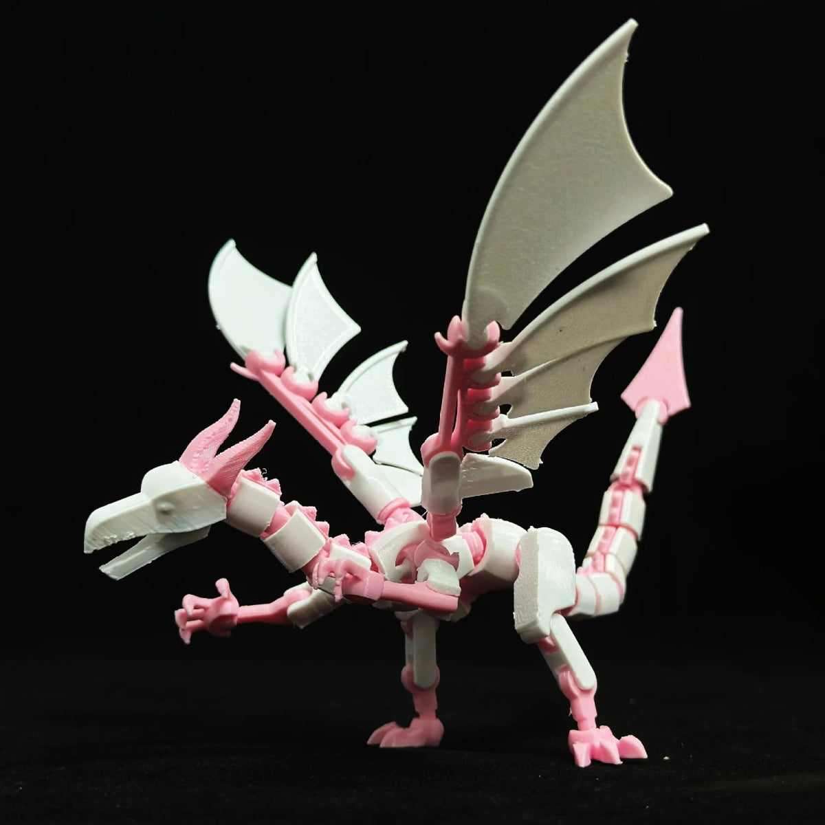 Dragon Articulé 3D PLA | Décoration Bureau Flexible, Bijou Créatif - Cadeau Noël & Halloween - RukaCraft