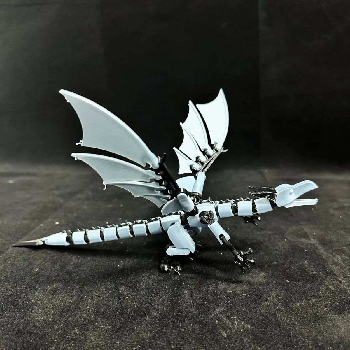Dragon Articulé 3D PLA | Décoration Bureau Flexible, Bijou Créatif - Cadeau Noël & Halloween - RukaCraft