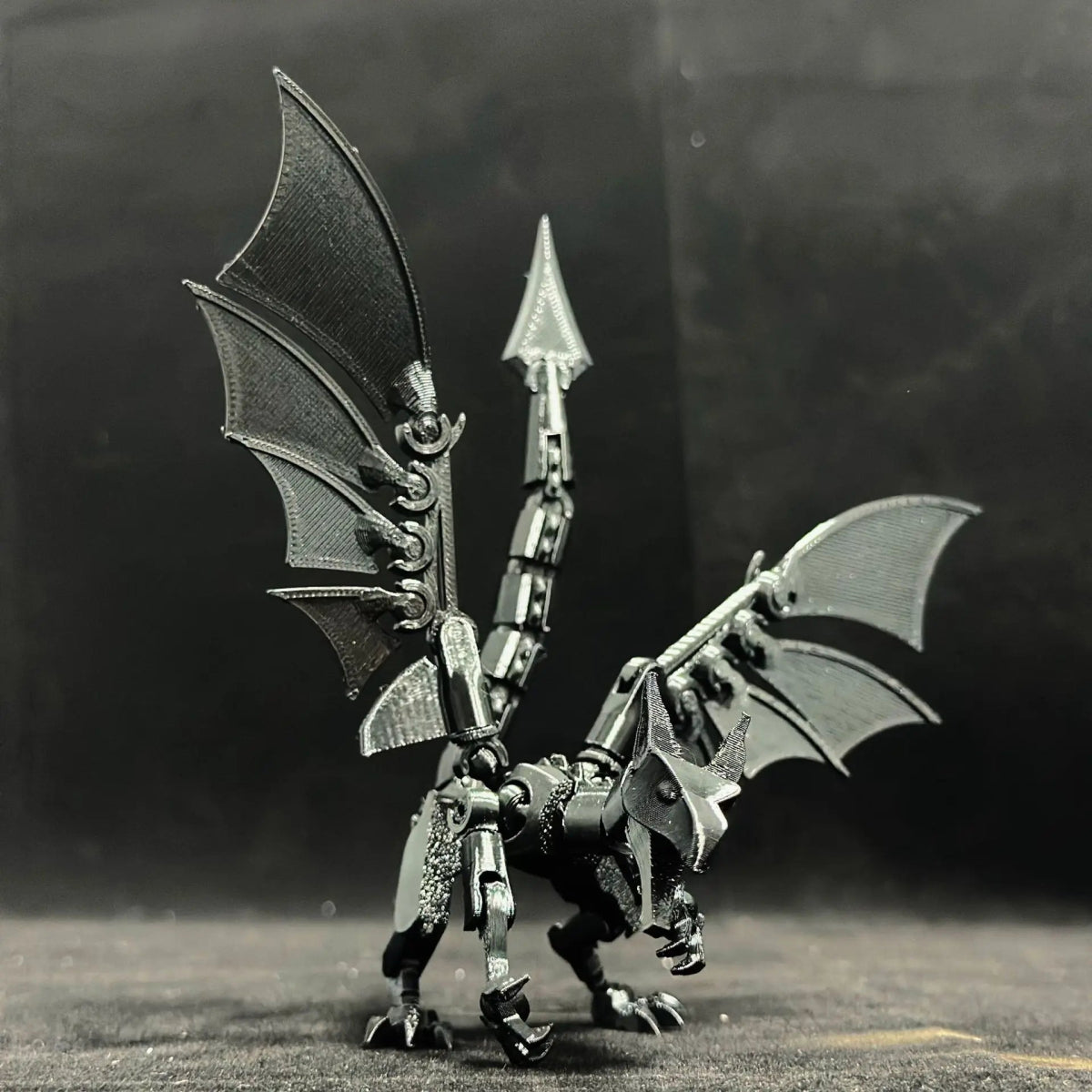 Dragon Articulé 3D PLA | Décoration Bureau Flexible, Bijou Créatif - Cadeau Noël & Halloween - RukaCraft