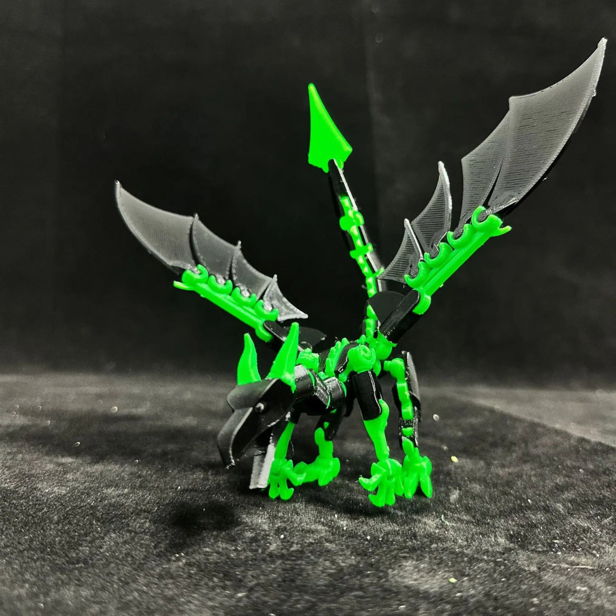 Dragon Articulé 3D PLA | Décoration Bureau Flexible, Bijou Créatif - Cadeau Noël & Halloween - RukaCraft