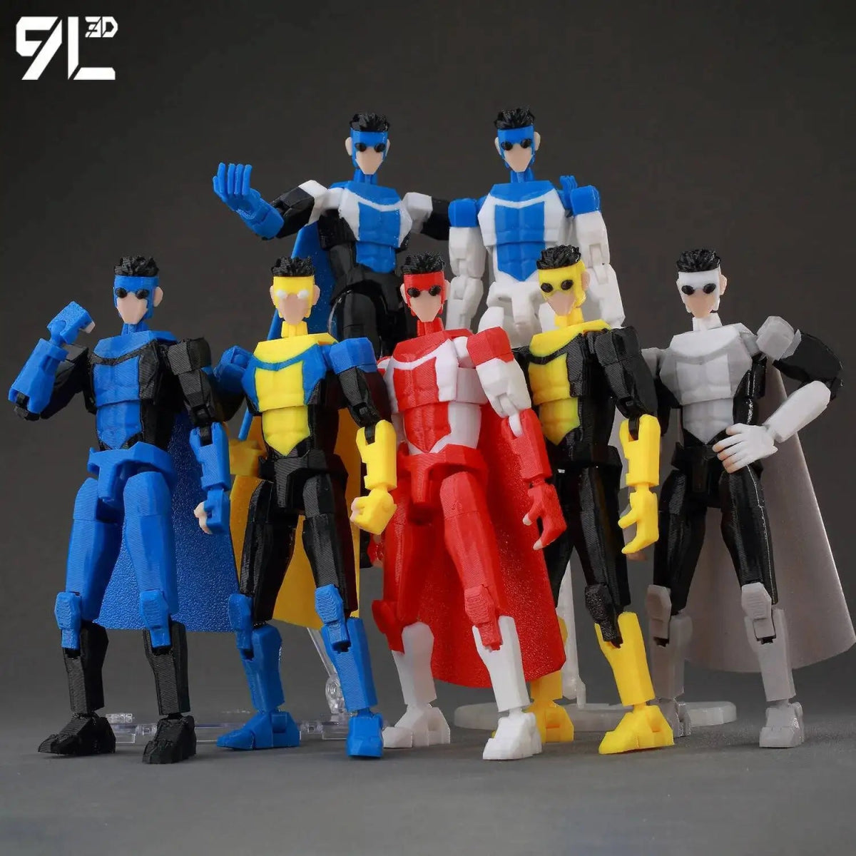 Figurine 3D Invincible Boy 14cm Articulée | Modèle Collection à Pièces Interchangeables - Cadeau - RukaCraft