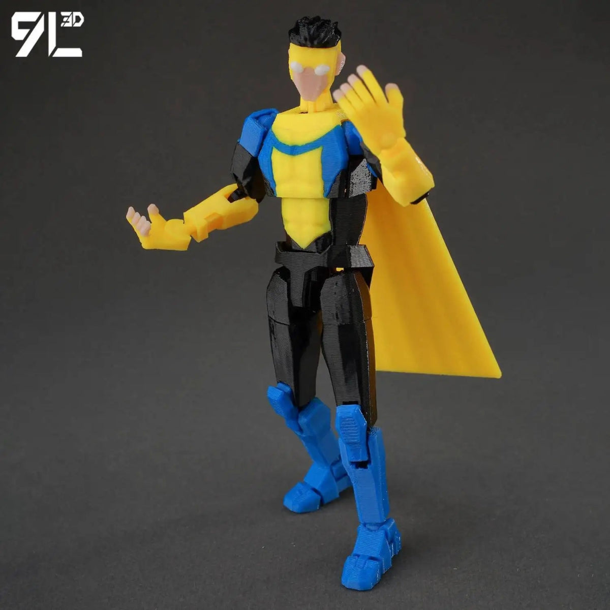 Figurine 3D Invincible Boy 14cm Articulée | Modèle Collection à Pièces Interchangeables - Cadeau - RukaCraft