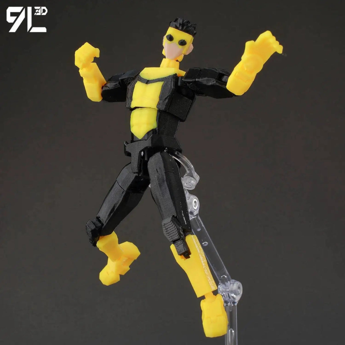 Figurine 3D Invincible Boy 14cm Articulée | Modèle Collection à Pièces Interchangeables - Cadeau - RukaCraft