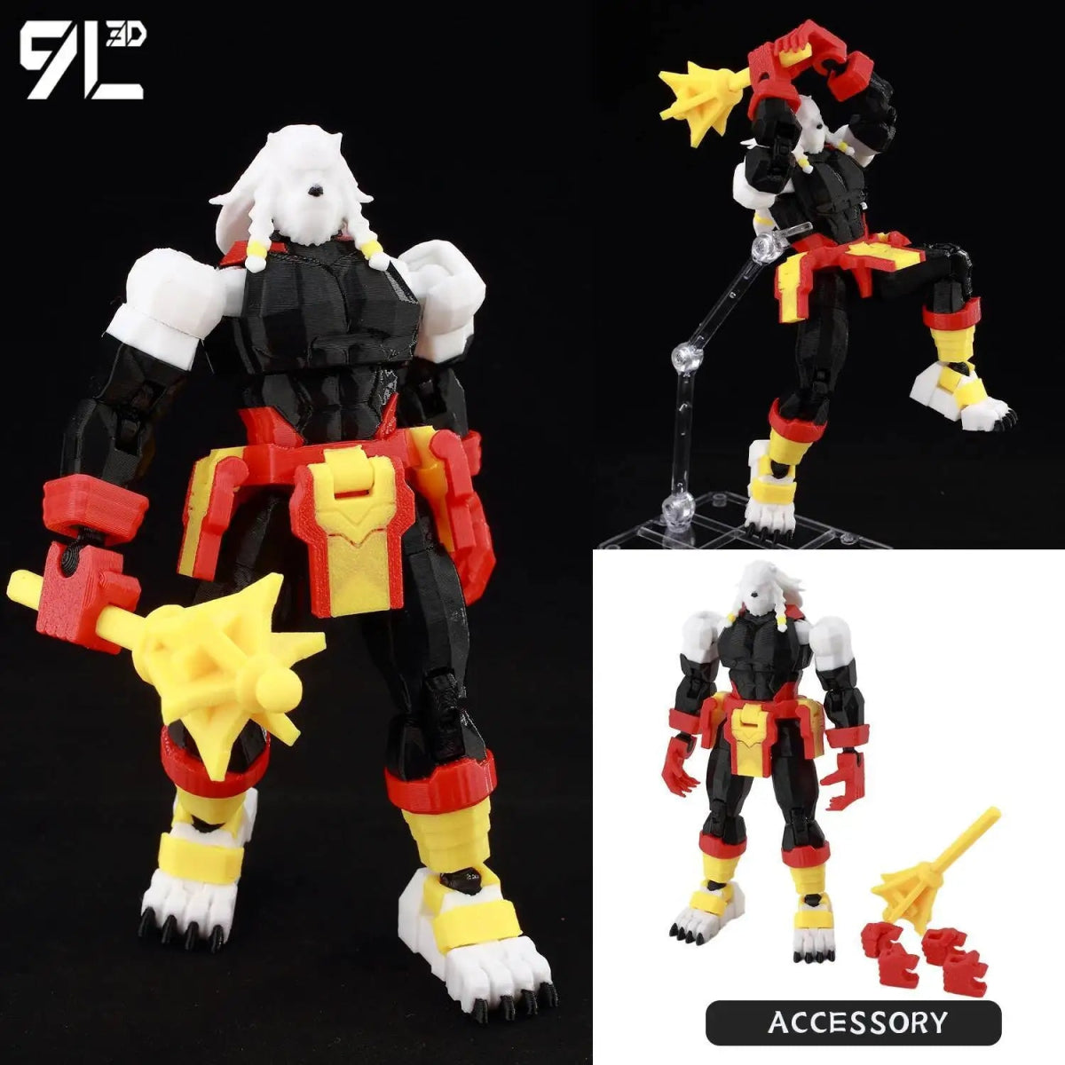 Figurine 3D Invincible Boy 14cm Articulée | Modèle Collection à Pièces Interchangeables - Cadeau - RukaCraft