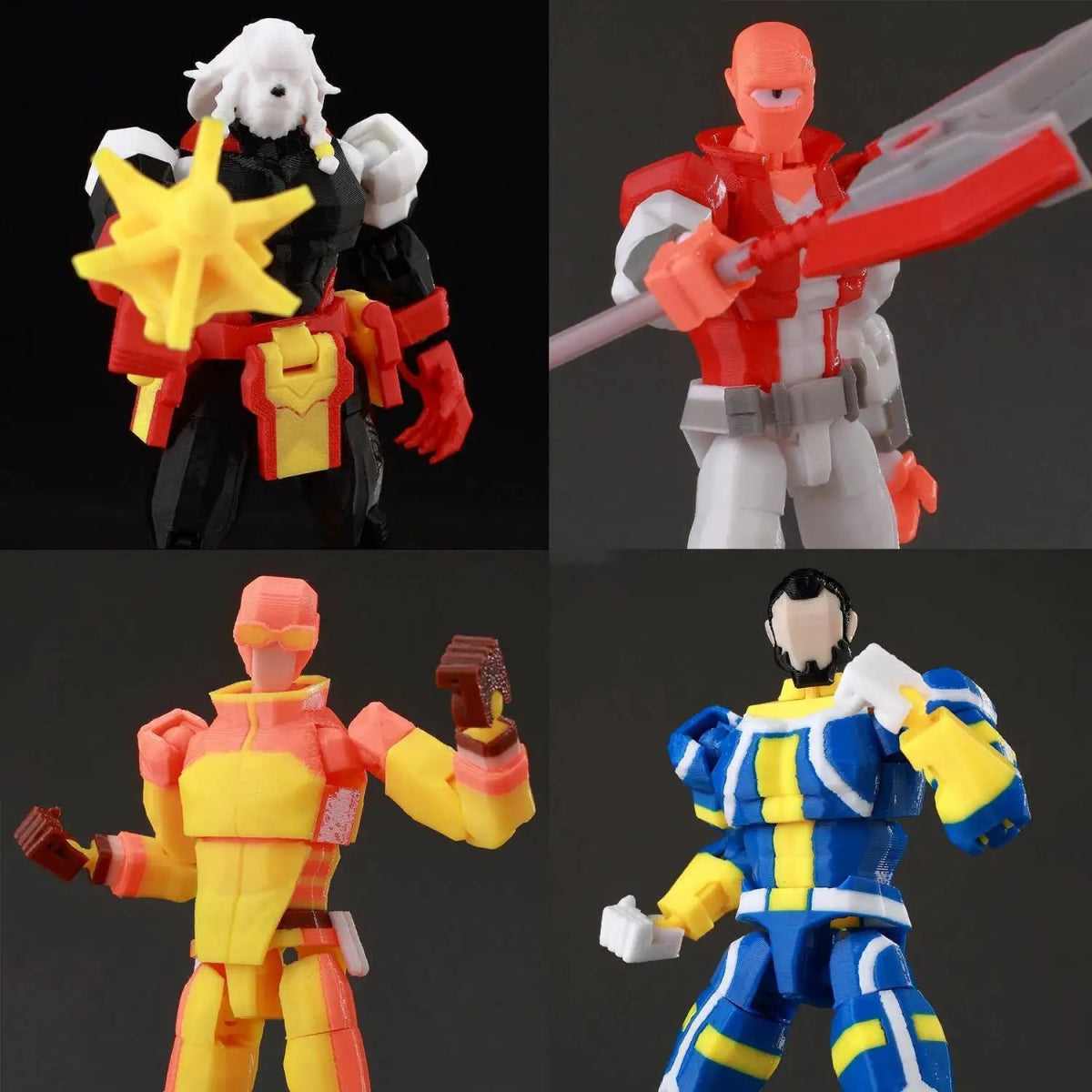 Figurine 3D Invincible Boy 14cm Articulée | Modèle Collection à Pièces Interchangeables - Cadeau - RukaCraft