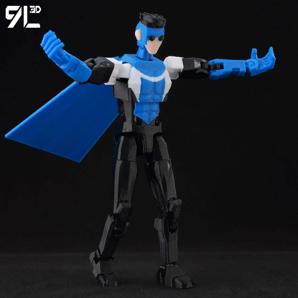 Figurine 3D Invincible Boy 14cm Articulée | Modèle Collection à Pièces Interchangeables - Cadeau - RukaCraft