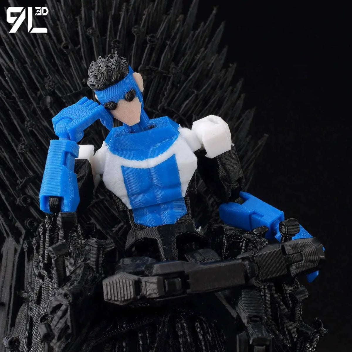 Figurine 3D Invincible Boy 14cm Articulée | Modèle Collection à Pièces Interchangeables - Cadeau - RukaCraft