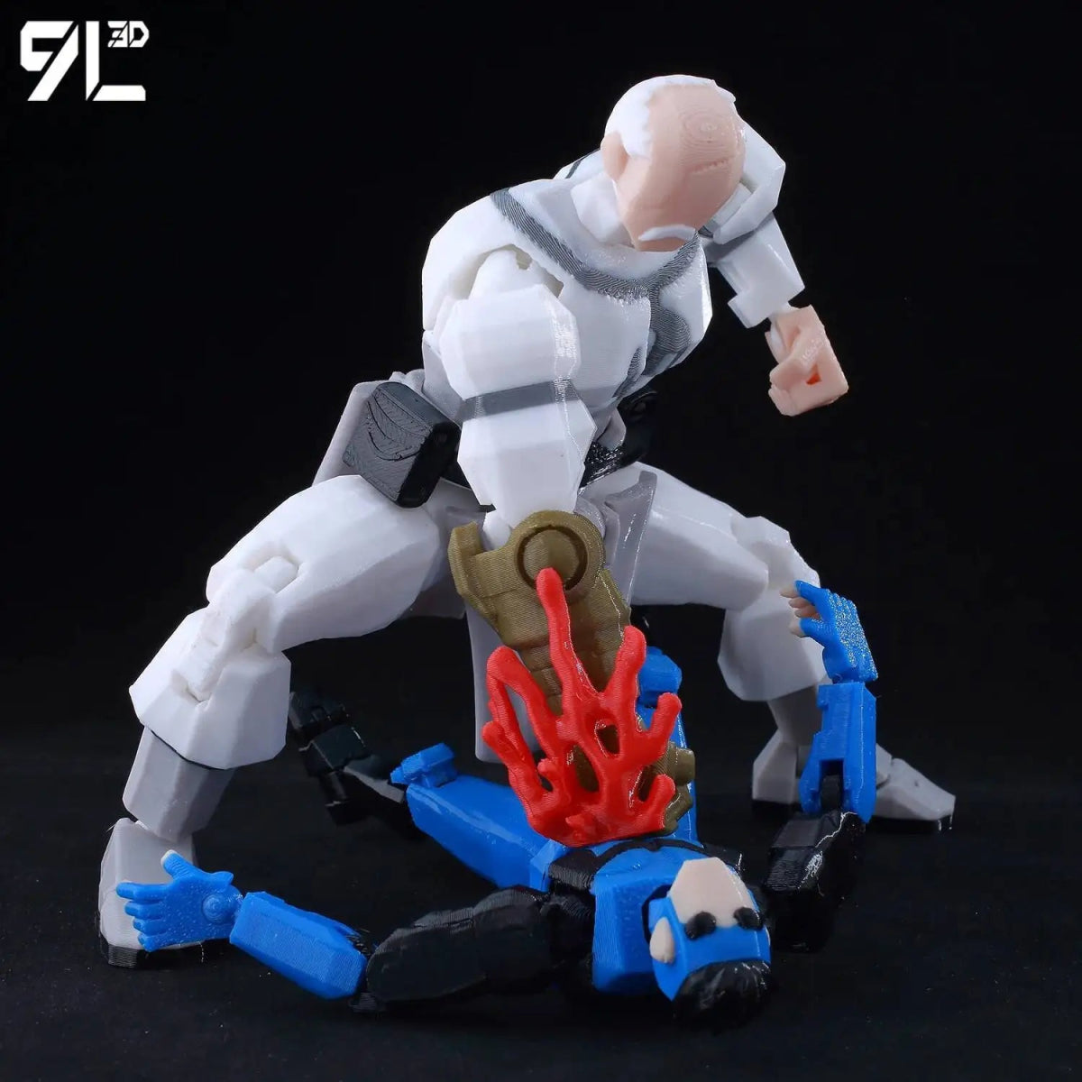 Figurine 3D Invincible Boy 14cm Articulée | Modèle Collection à Pièces Interchangeables - Cadeau - RukaCraft