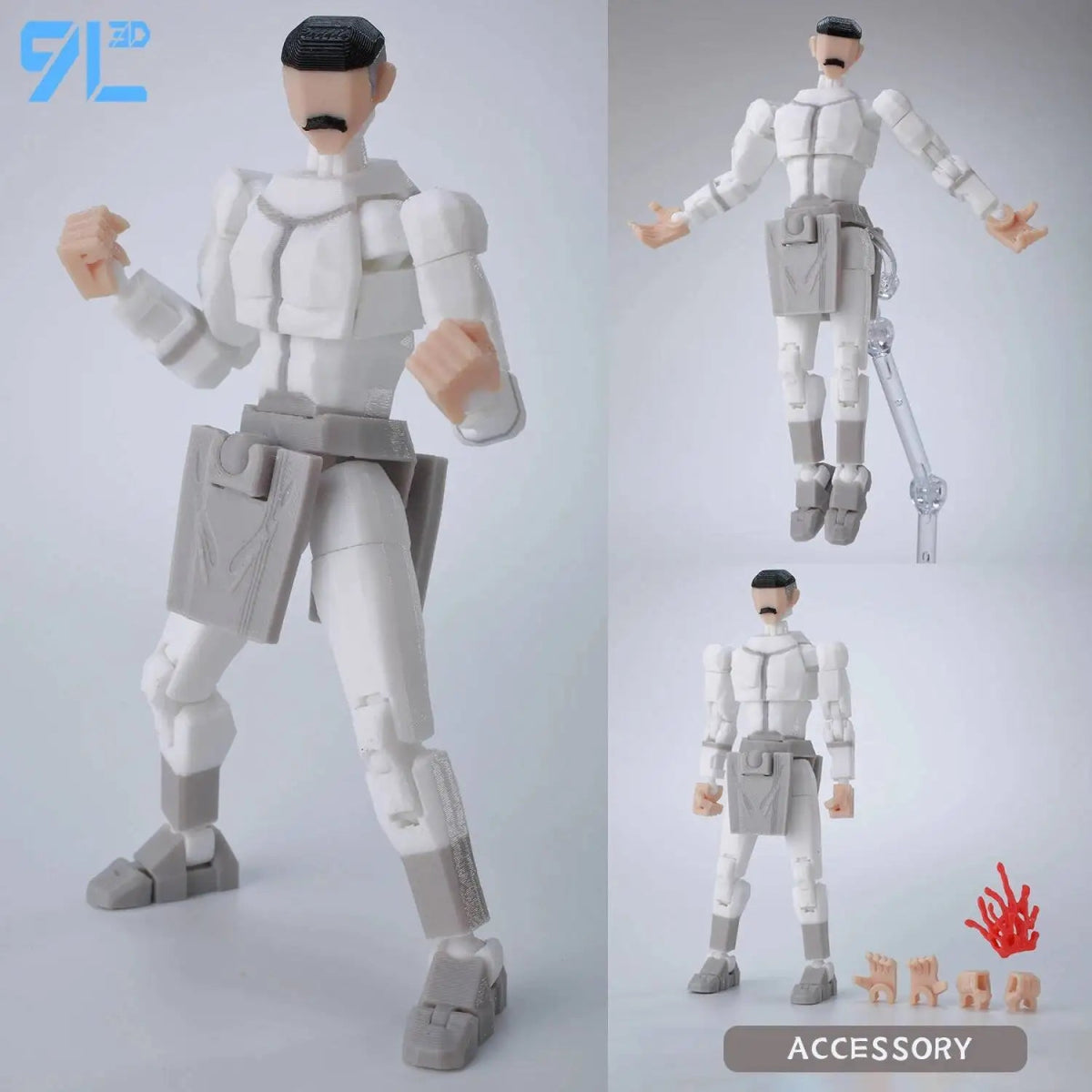 Figurine 3D Invincible Boy 14cm Articulée | Modèle Collection à Pièces Interchangeables - Cadeau - RukaCraft