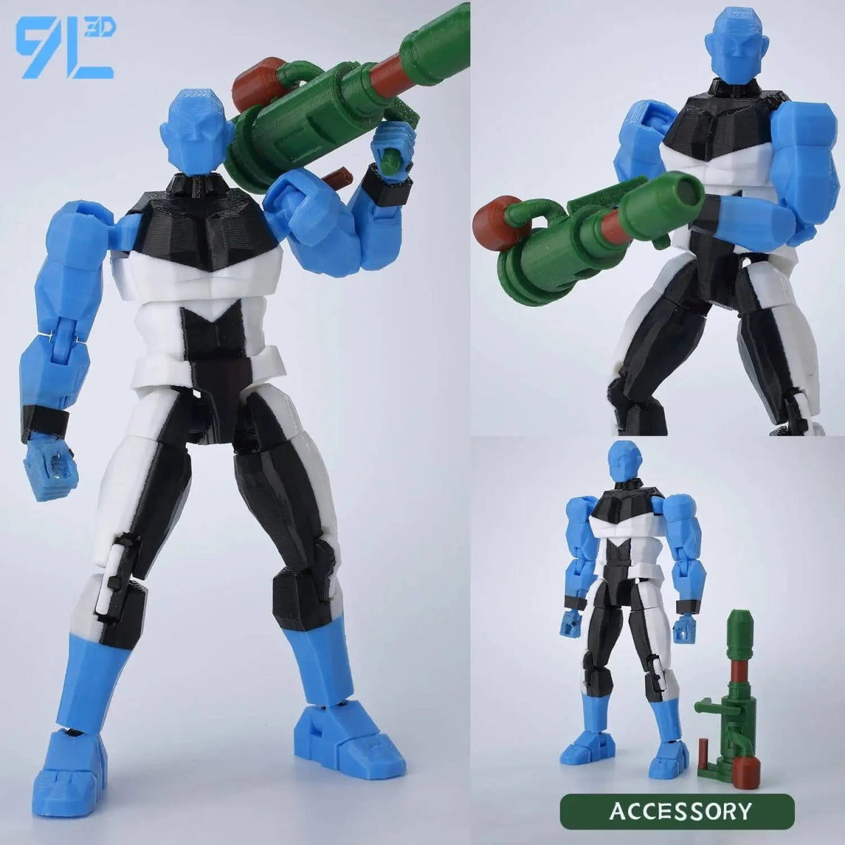 Figurine 3D Invincible Boy 14cm Articulée | Modèle Collection à Pièces Interchangeables - Cadeau - RukaCraft