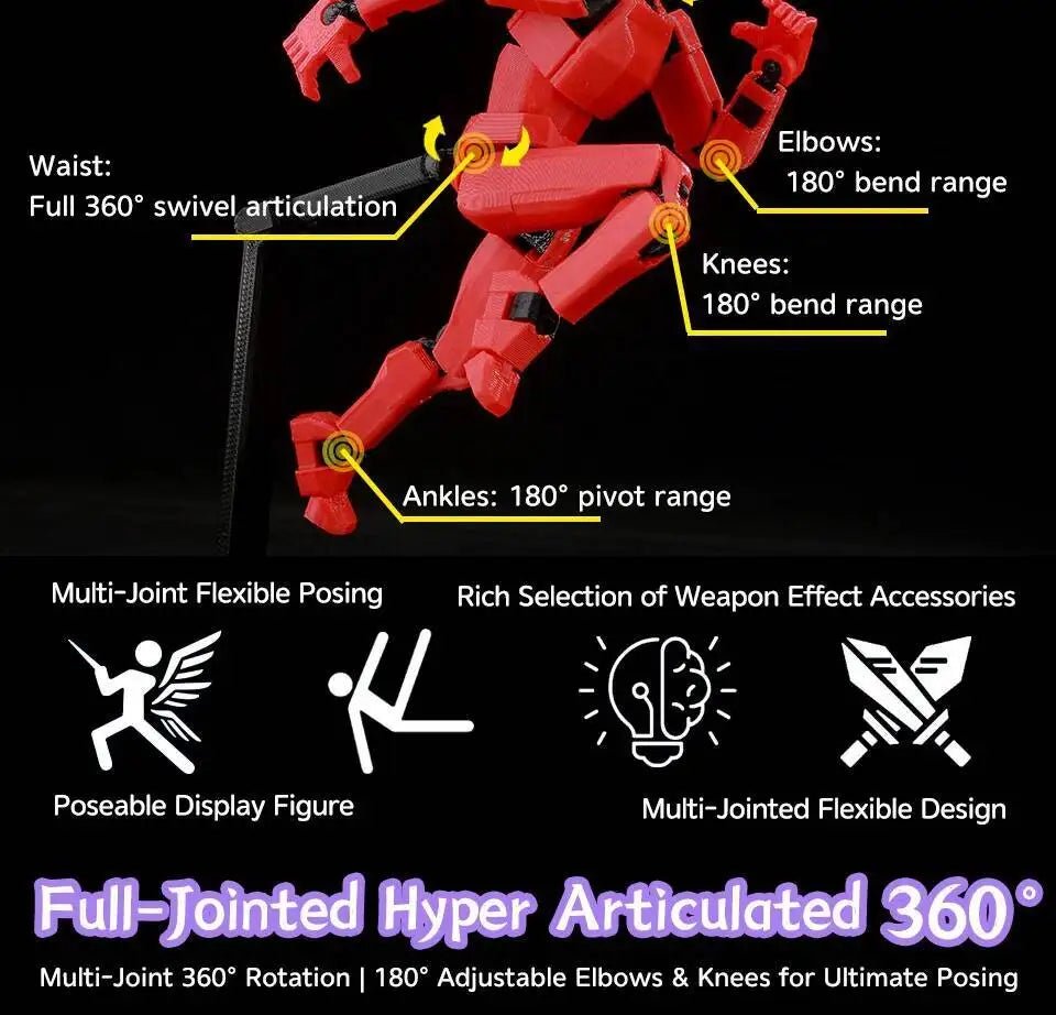 Figurine 3D Invincible Boy 14cm Articulée | Modèle Collection à Pièces Interchangeables - Cadeau - RukaCraft