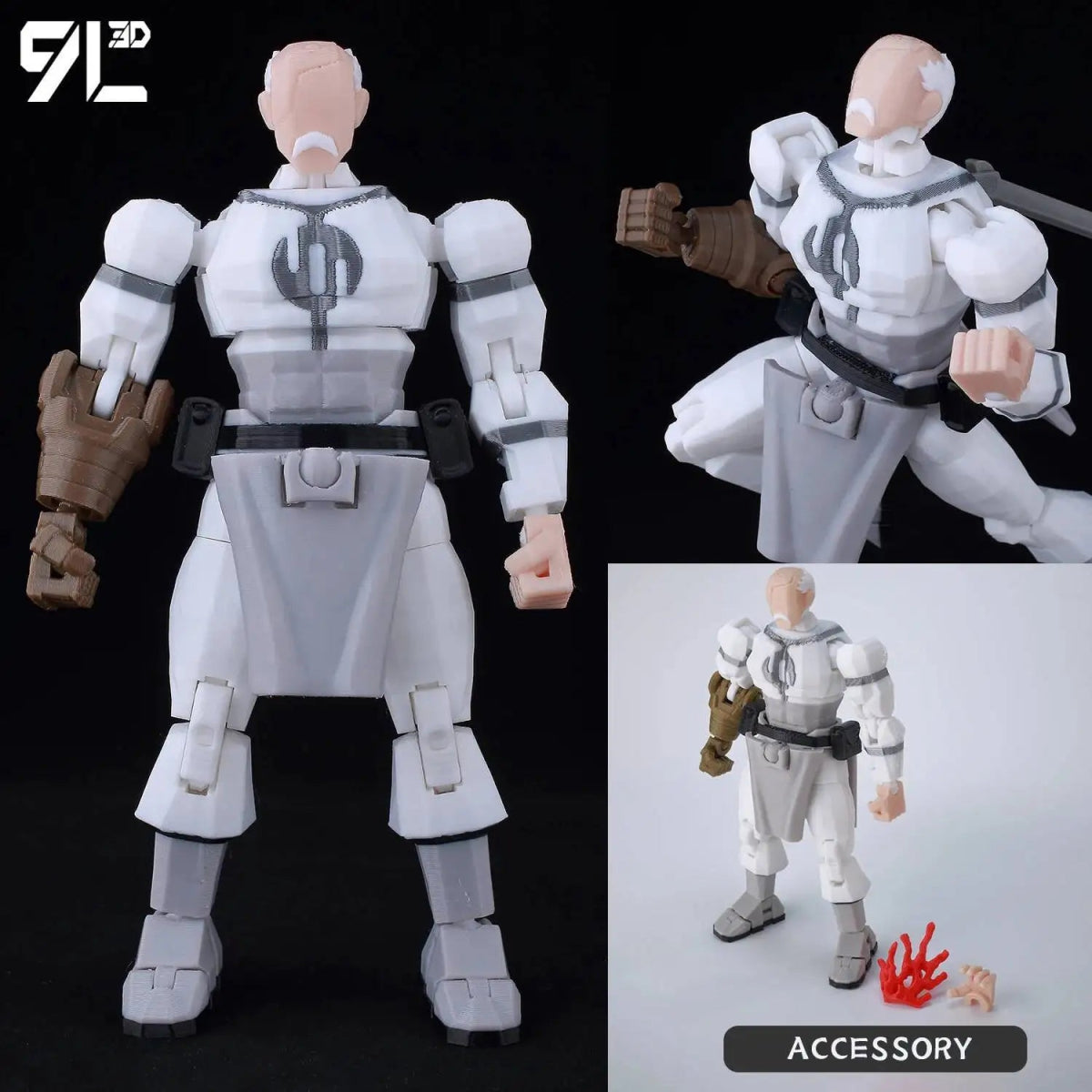 Figurine 3D Invincible Boy 14cm Articulée | Modèle Collection à Pièces Interchangeables - Cadeau - RukaCraft