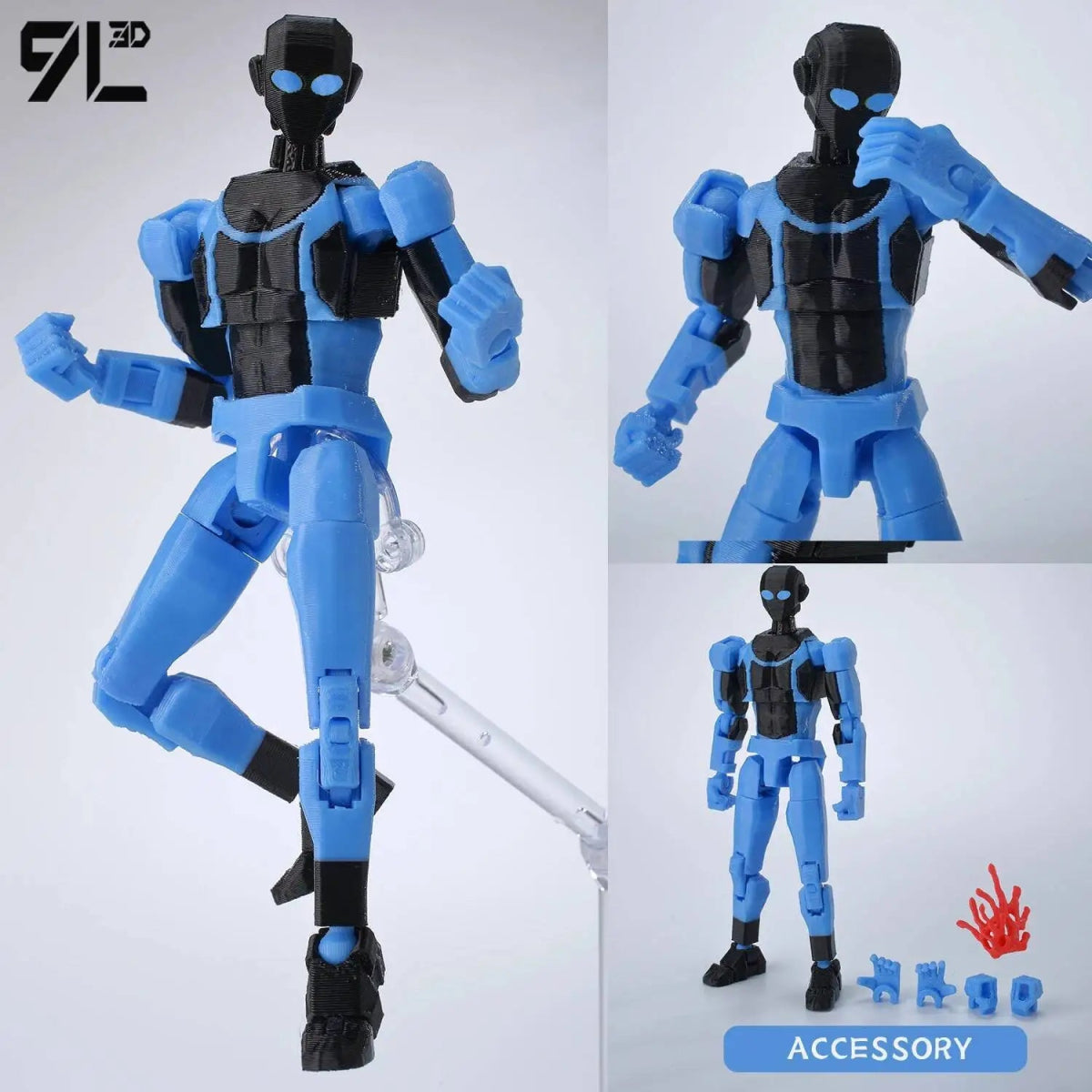 Figurine 3D Invincible Boy 14cm Articulée | Modèle Collection à Pièces Interchangeables - Cadeau - RukaCraft