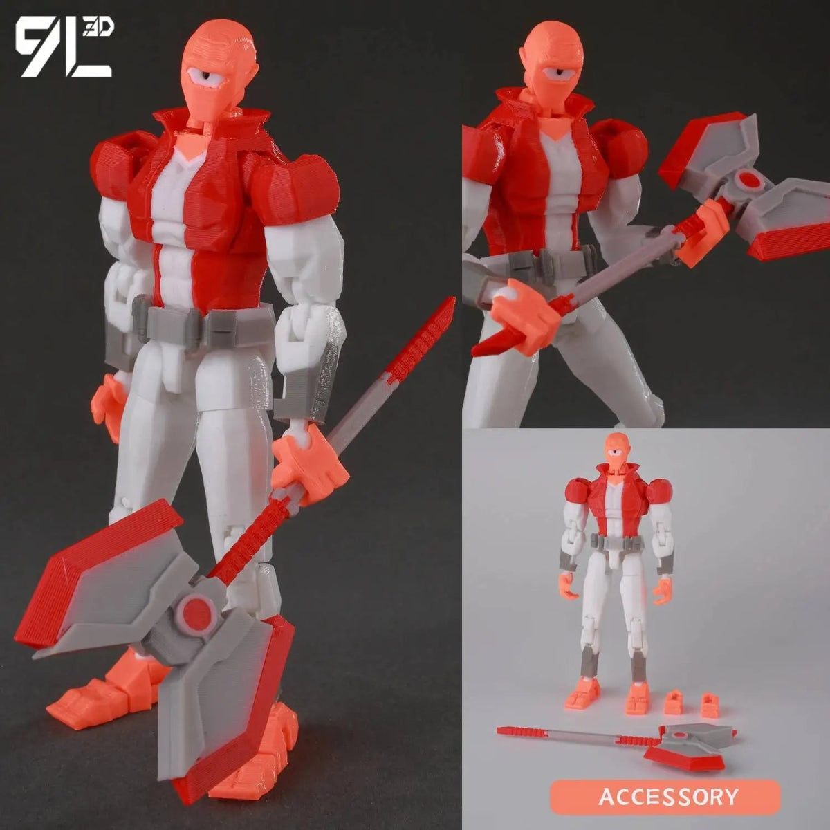 Figurine 3D Invincible Boy 14cm Articulée | Modèle Collection à Pièces Interchangeables - Cadeau - RukaCraft