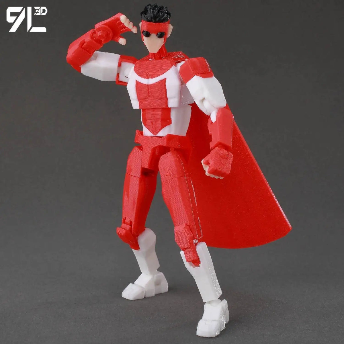 Figurine 3D Invincible Boy 14cm Articulée | Modèle Collection à Pièces Interchangeables - Cadeau - RukaCraft