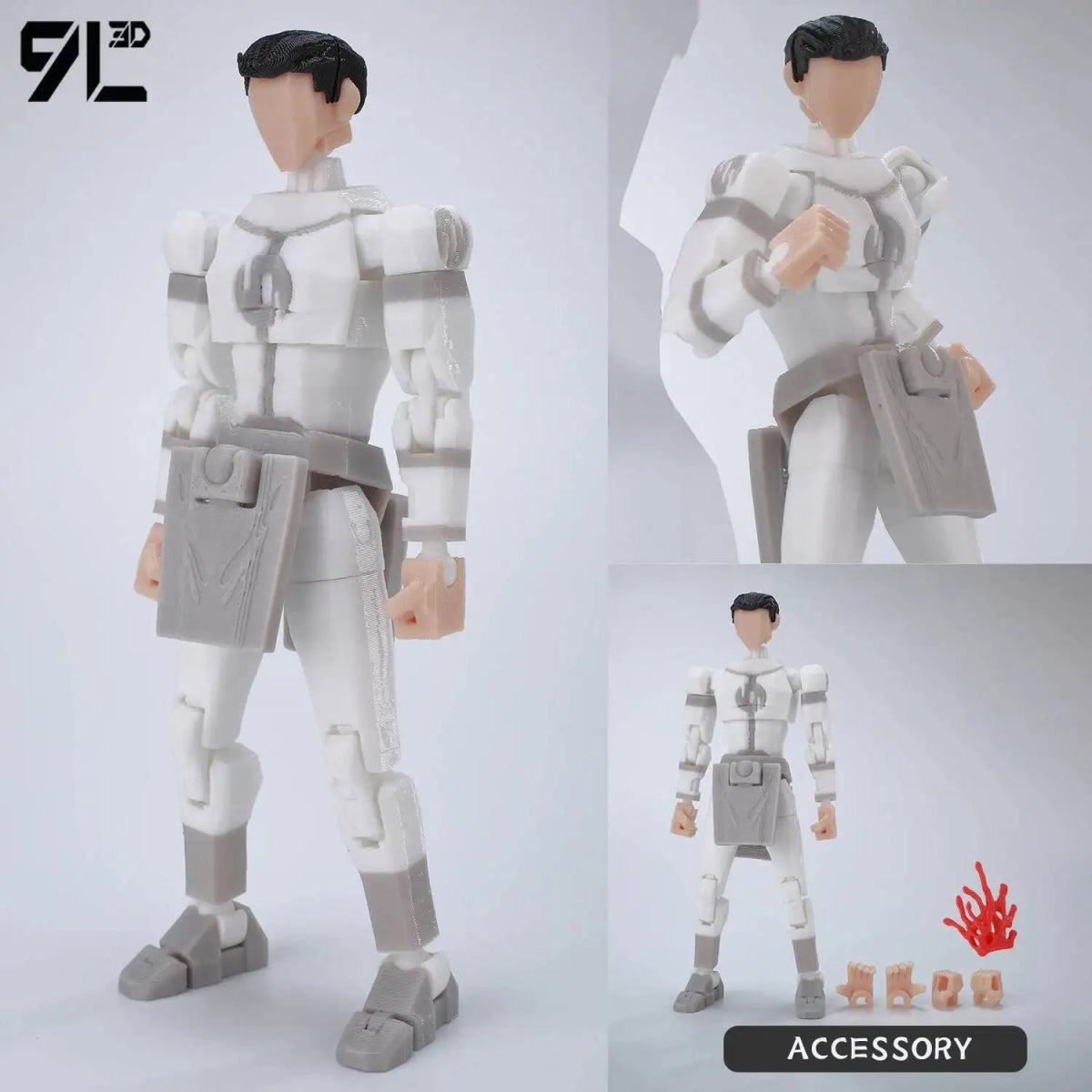 Figurine 3D Invincible Boy 14cm Articulée | Modèle Collection à Pièces Interchangeables - Cadeau - RukaCraft