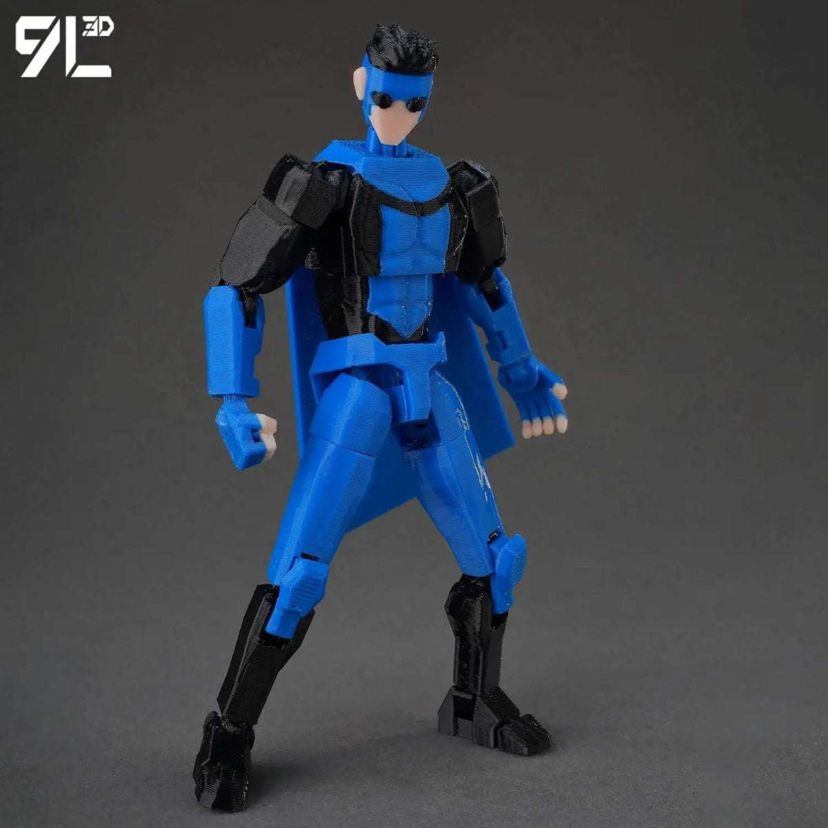 Figurine 3D Invincible Boy 14cm Articulée | Modèle Collection à Pièces Interchangeables - Cadeau - RukaCraft