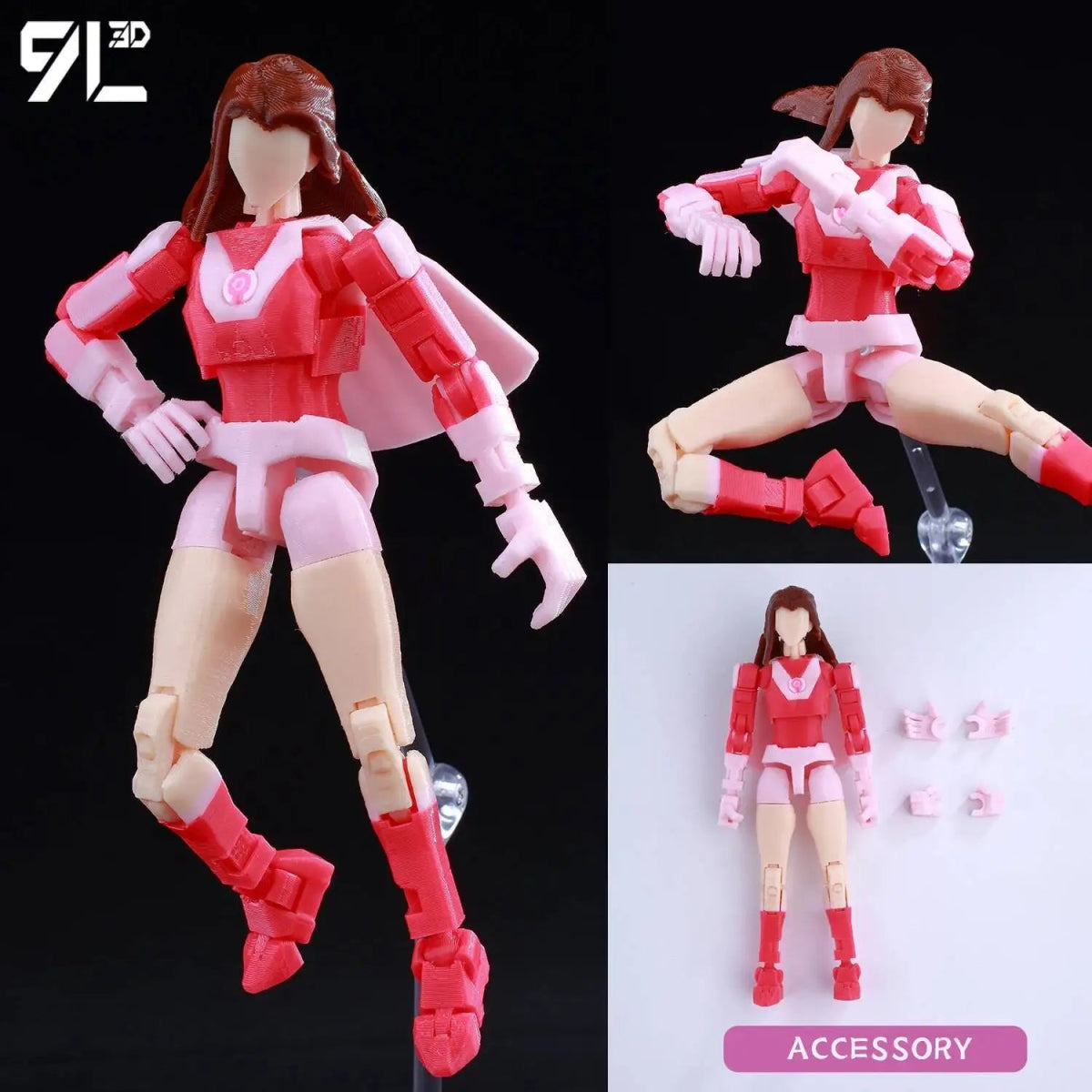 Figurine 3D Invincible Boy 14cm Articulée | Modèle Collection à Pièces Interchangeables - Cadeau - RukaCraft