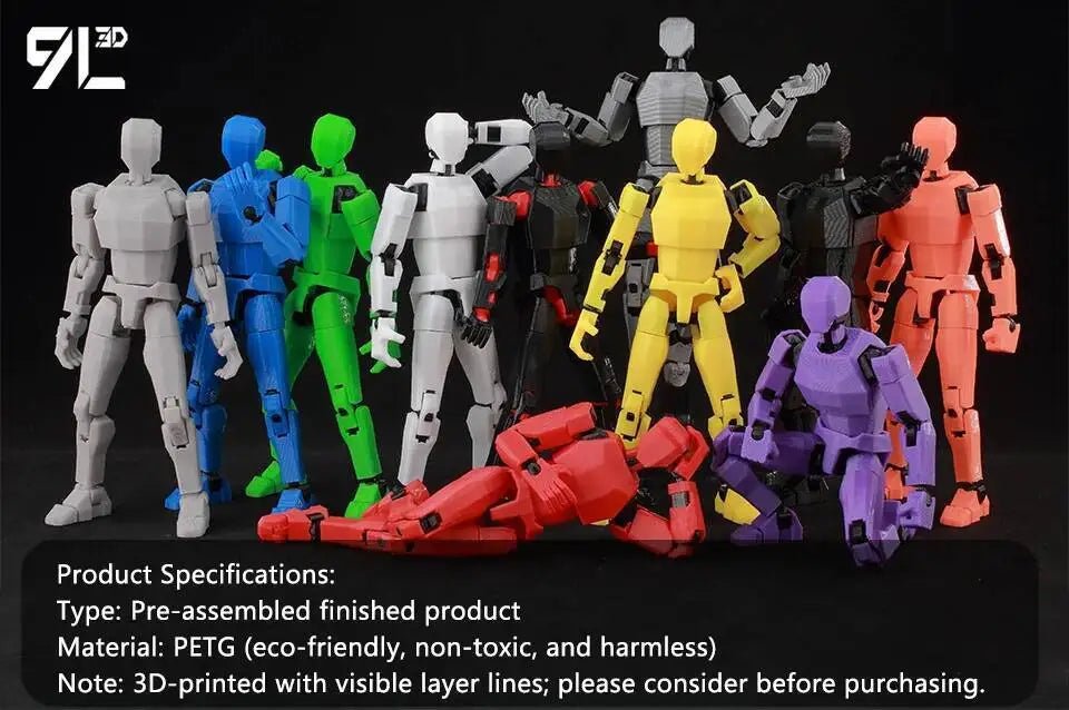 Figurine 3D Invincible Boy 14cm Articulée | Modèle Collection à Pièces Interchangeables - Cadeau - RukaCraft
