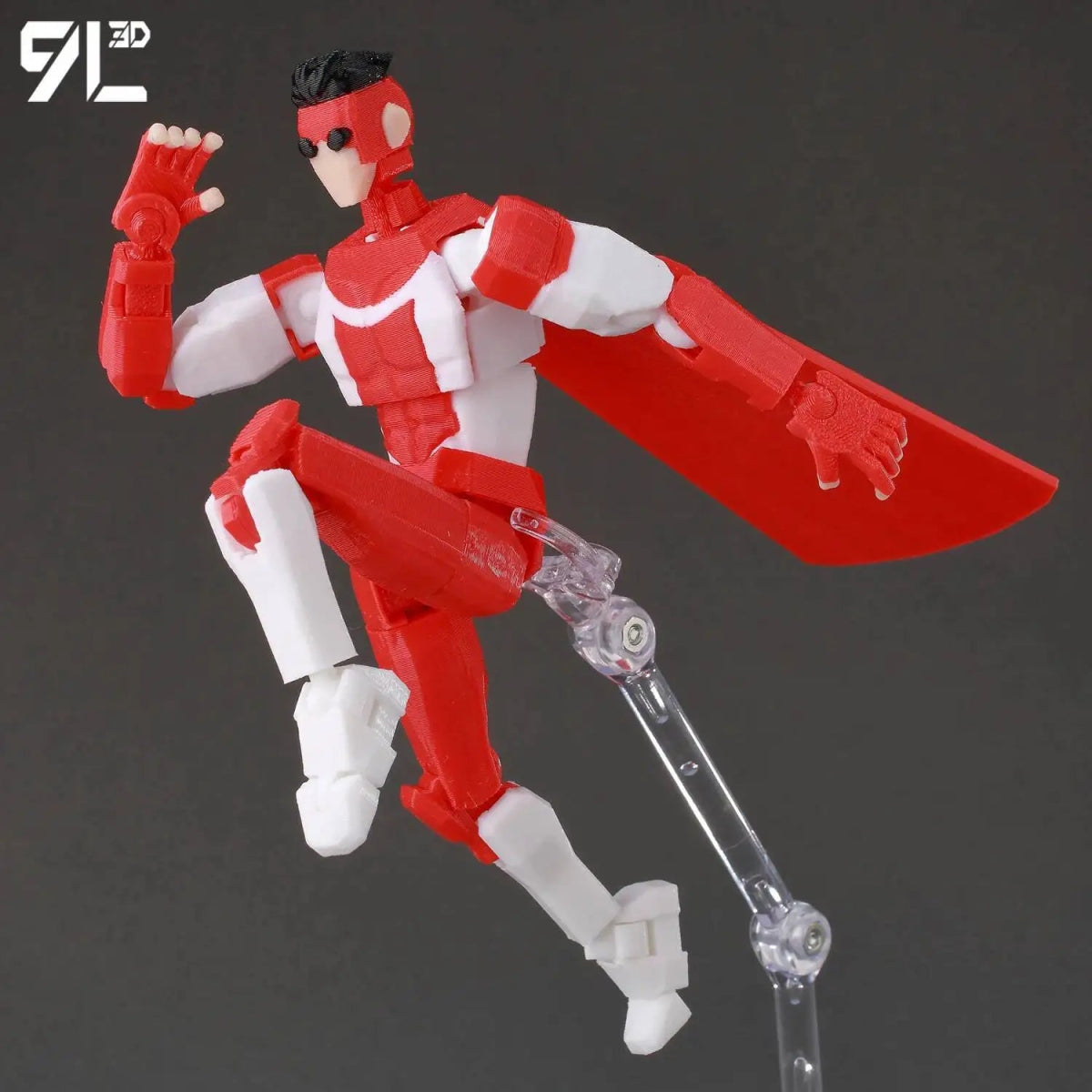 Figurine 3D Invincible Boy 14cm Articulée | Modèle Collection à Pièces Interchangeables - Cadeau - RukaCraft