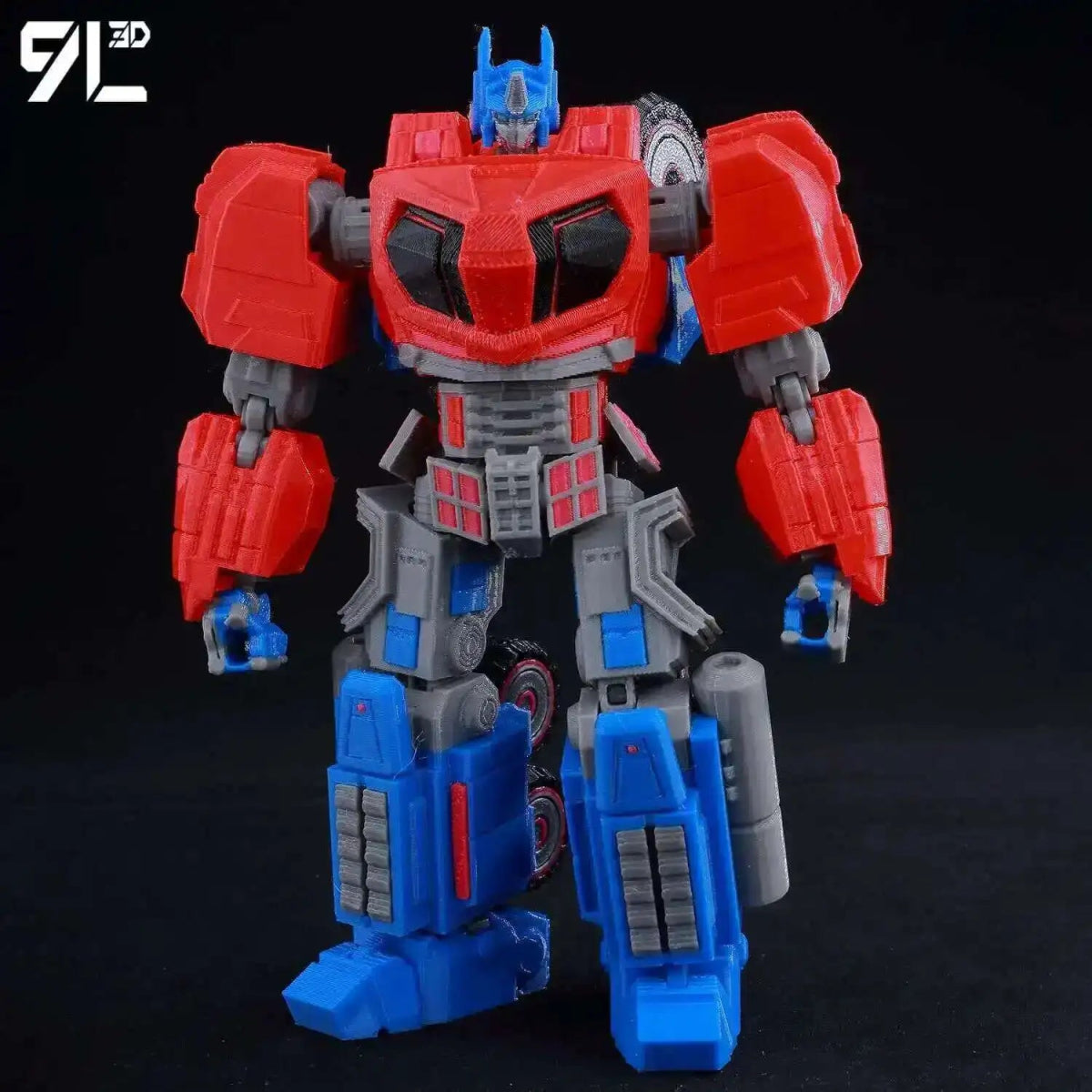Figurine Action 9L3D Articulée 13cm | Modèle Collection Personnage de Jeu - Pièces Interchangeables | Impression 3D - RukaCraft