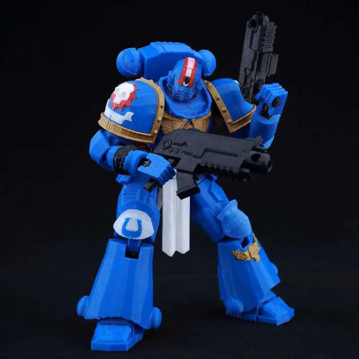 Figurine Action 9L3D Articulée 13cm | Modèle Collection Personnage de Jeu - Pièces Interchangeables | Impression 3D - RukaCraft