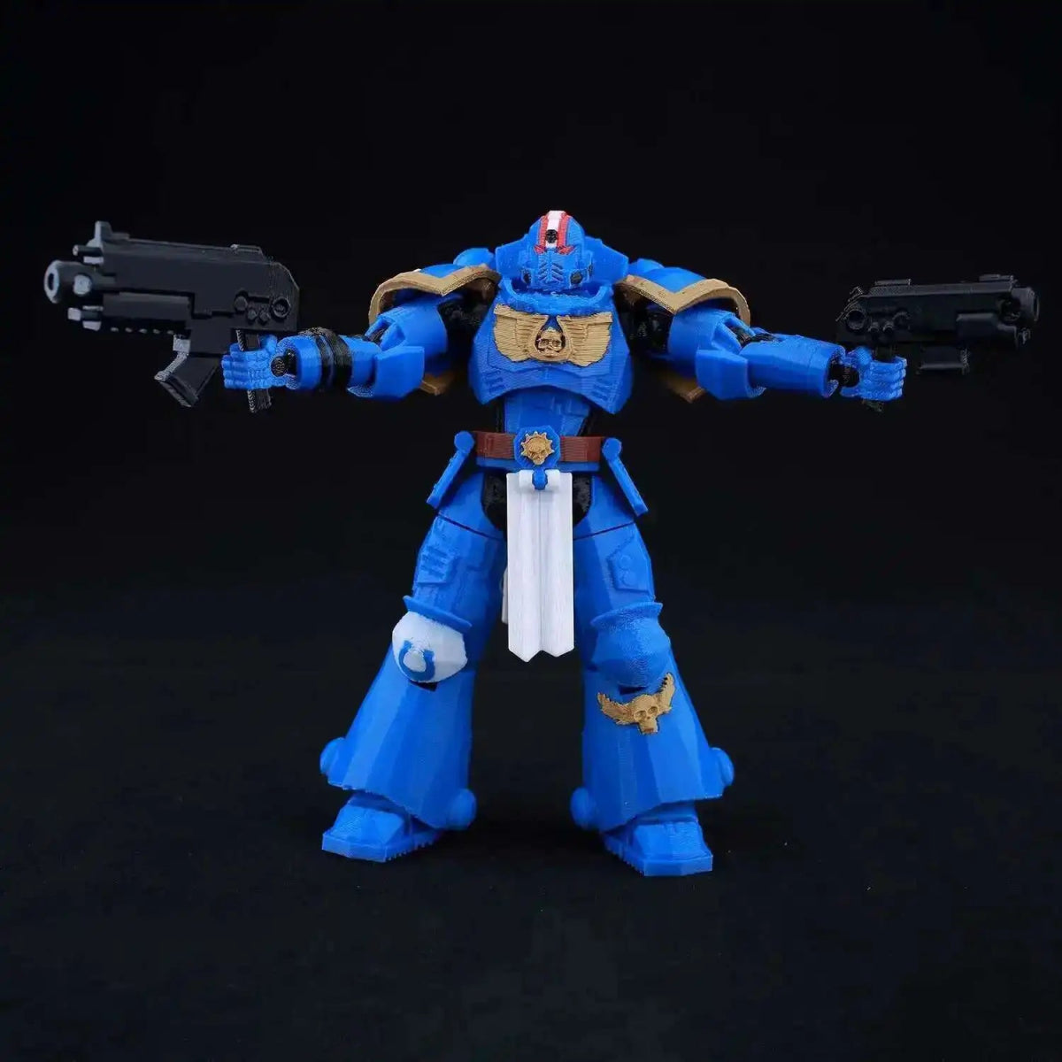 Figurine Action 9L3D Articulée 13cm | Modèle Collection Personnage de Jeu - Pièces Interchangeables | Impression 3D - RukaCraft