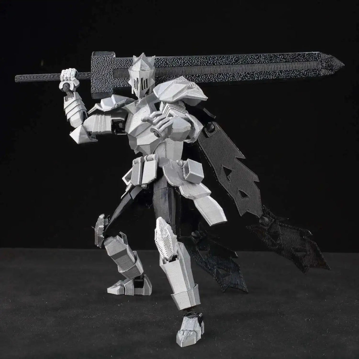 Figurine Action 9L3D Articulée 13cm | Modèle Collection Personnage de Jeu - Pièces Interchangeables | Impression 3D - RukaCraft